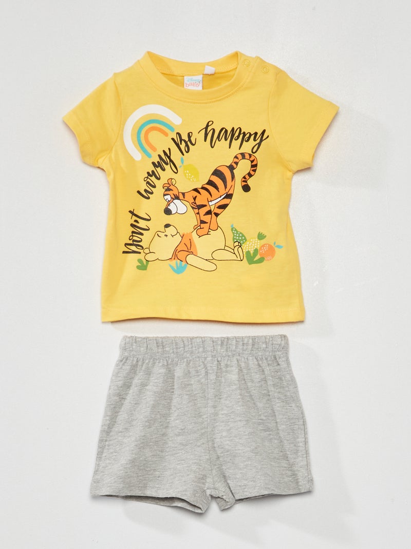 Pijama de punto 'Winnie The Pooh' 2 piezas AMARILLO - Kiabi