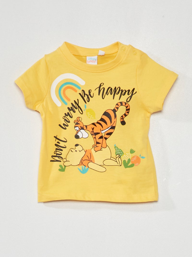 Pijama de punto 'Winnie The Pooh' 2 piezas AMARILLO - Kiabi