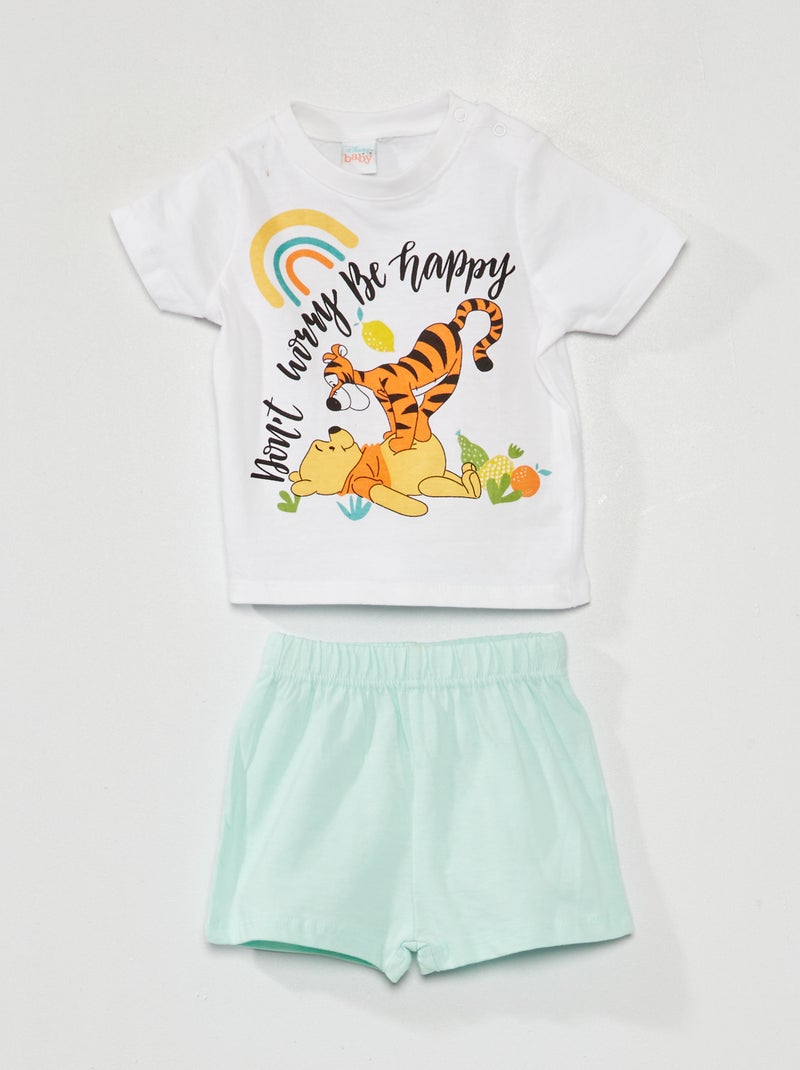 Pijama de punto 'Winnie The Pooh' 2 piezas BLANCO - Kiabi