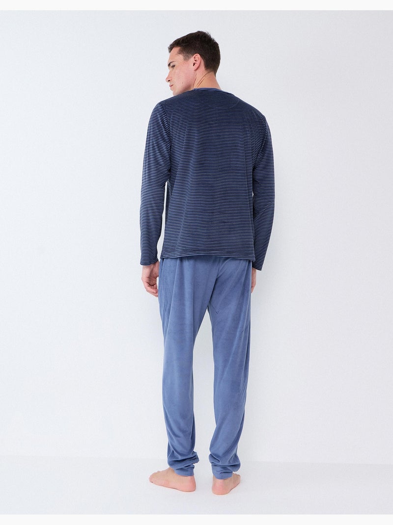 Pijama de rayas, mo fashion Azul - Kiabi