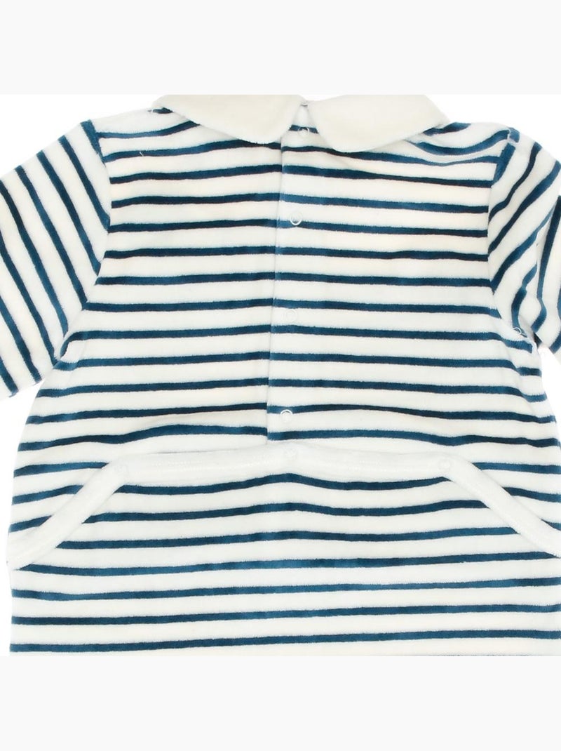Pijama de Rayas para Niño "?" de Jama Azul - Kiabi