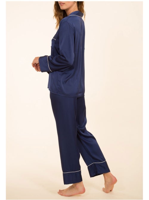 Pijama de satén fluido Kebello - Kiabi