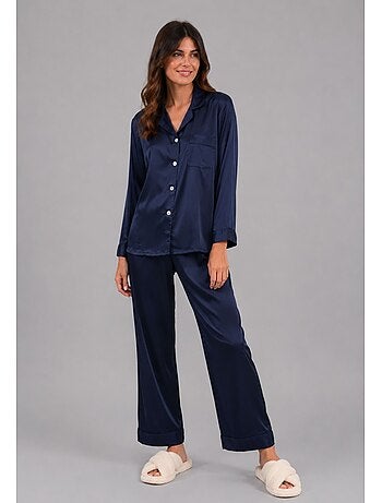 Pijama de satén fluido Kebello