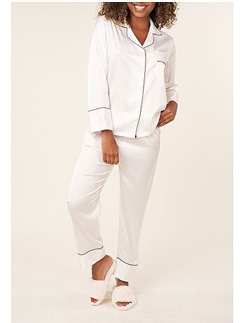 Pijama de satén fluido Kebello