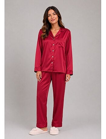 Pijama de satén fluido Kebello