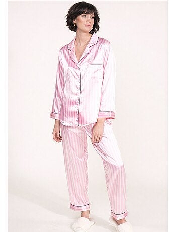 Pijama de satén fluido Kebello