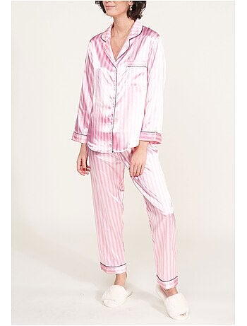 Pijama de satén fluido Kebello