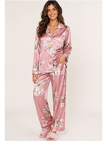 Pijama de satén fluido Kebello