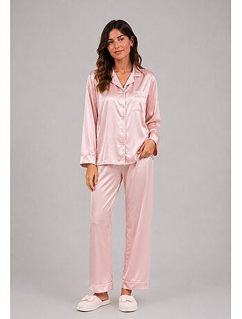 Pijama de satén fluido Kebello
