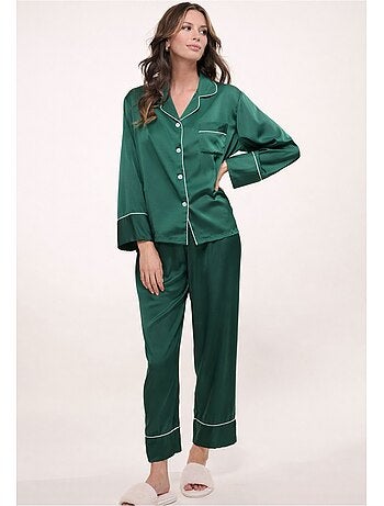 Pijama de satén fluido Kebello