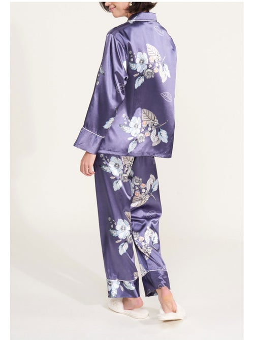 Pijama de satén fluido Kebello - Kiabi