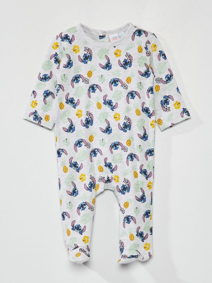 Pijama de 'Stitch' de 'Disney' gris estampado - Kiabi