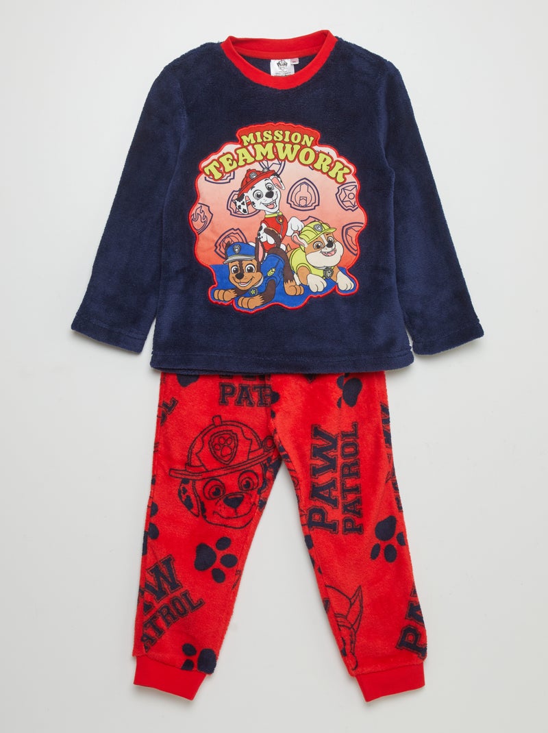 Pijama de tejido polar 'La Pijama polar 'La Patrulla Canina' - 2 piezas ROJO - Kiabi