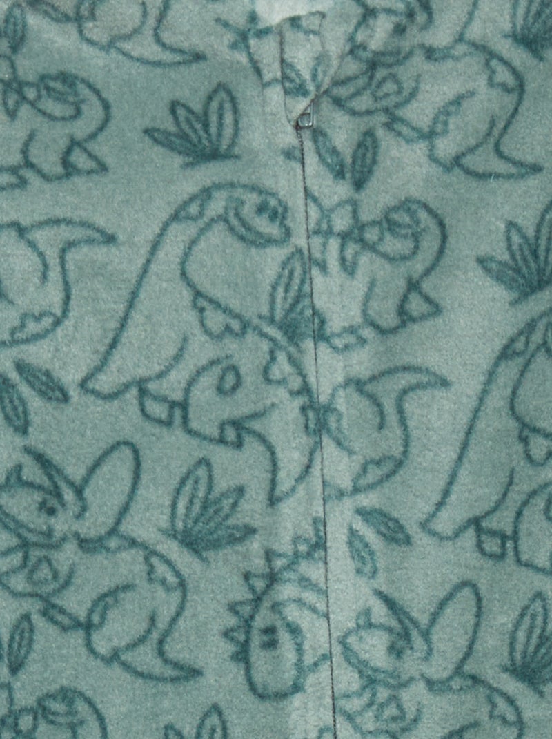 Pijama de tejido polar VERDE - Kiabi