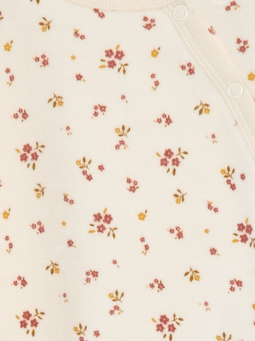 Pijama de terciopelo - 2 piezas - Kiabi