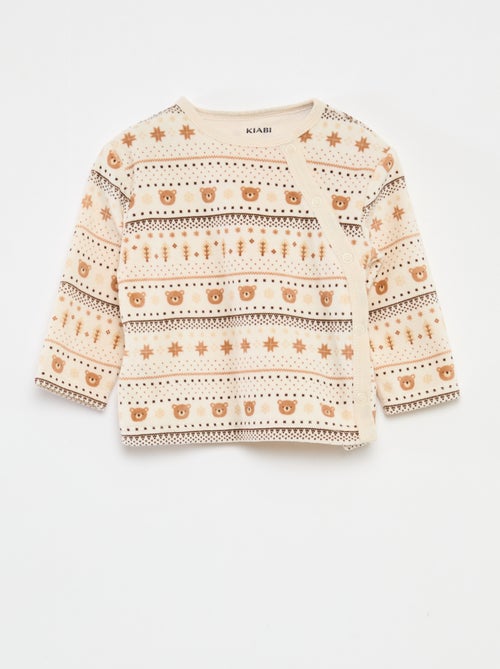 Pijama de terciopelo - 2 piezas - Kiabi