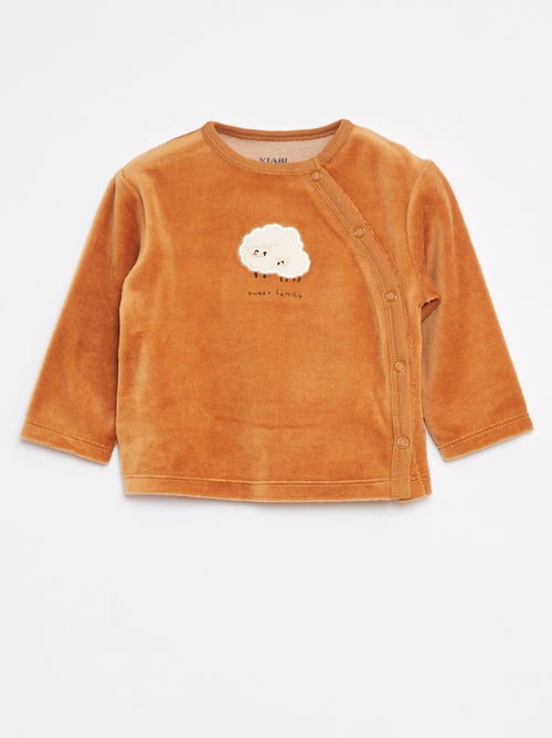 Pijama de terciopelo - 2 piezas - Kiabi