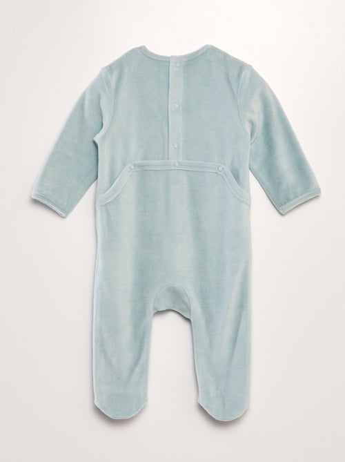 Pijama de terciopelo - Kiabi