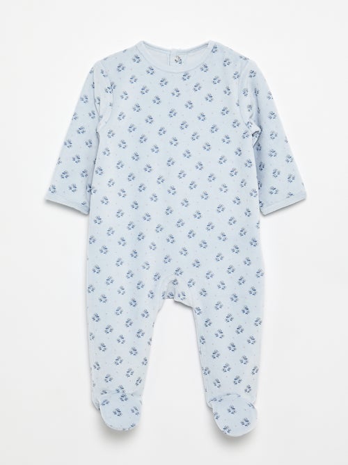 Pijama de terciopelo - Kiabi