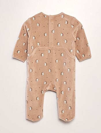 Pijama de terciopelo