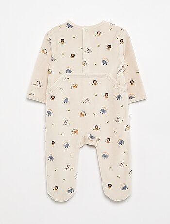 Pijama de terciopelo