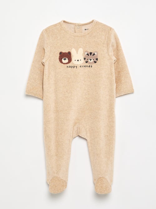Pijama de terciopelo - Kiabi Pijama de terciopelo - Kiabi