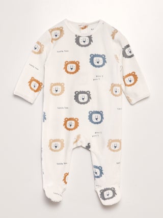 Pijama de terciopelo
