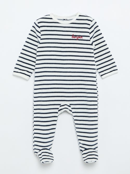 Pijama de terciopelo - Kiabi