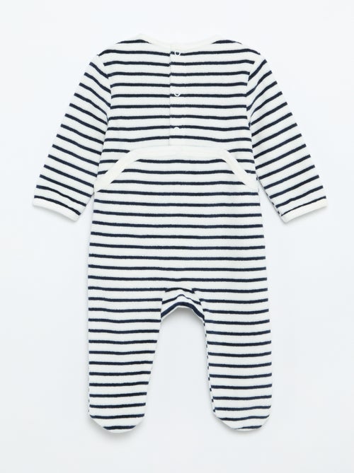 Pijama de terciopelo - Kiabi