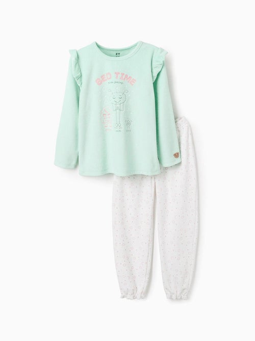 Pijama de terciopelo brilla en la oscuridad - Kiabi