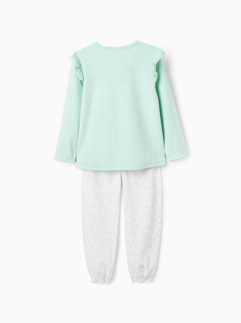 Pijama de terciopelo brilla en la oscuridad Verde claro - Kiabi