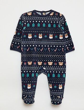 Pijama de terciopelo con animación