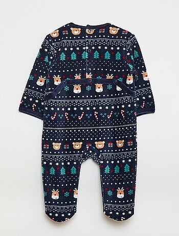 Pijama de terciopelo con animación