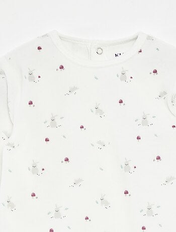 Pijama de terciopelo con adorno