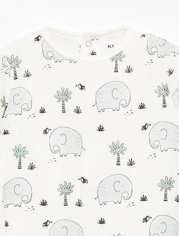 Pijama de terciopelo con adorno