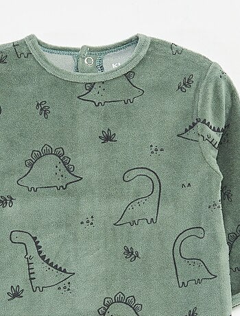 Pijama de terciopelo con animación