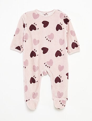 Pijama de terciopelo con animación