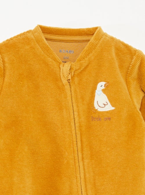 Pijama de terciopelo con cremallera - Kiabi Pijama de terciopelo con cremallera - Kiabi