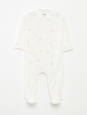 Pijama de terciopelo con cremallera