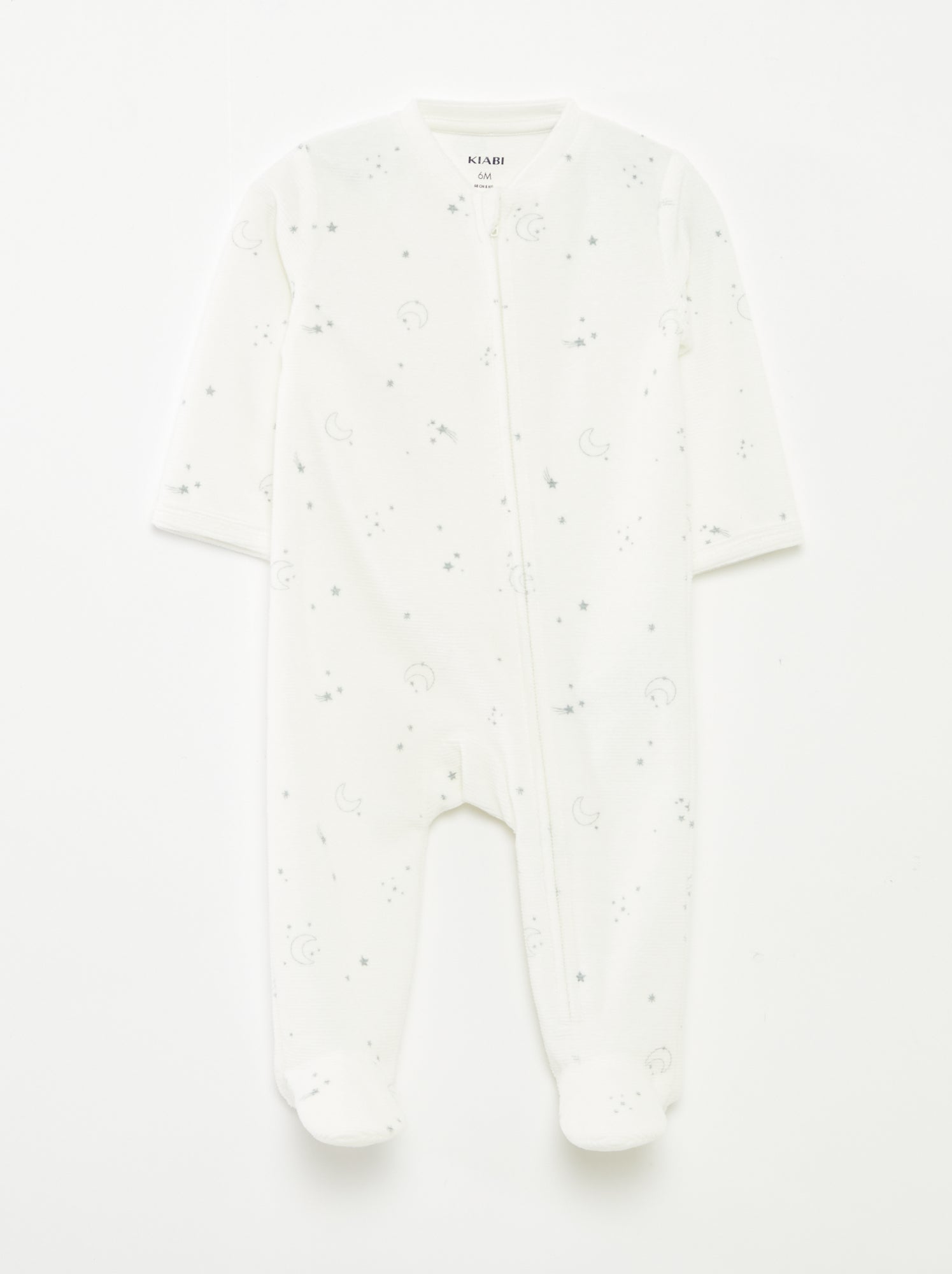 Pijama de terciopelo con cremallera