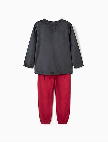 Pijama de terciopelo con estampado de los vengadores