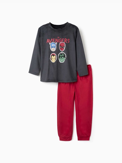 Pijama de terciopelo con estampado de los vengadores - Kiabi