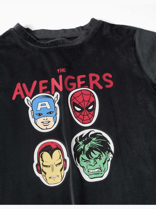Pijama de terciopelo con estampado de los vengadores - Kiabi