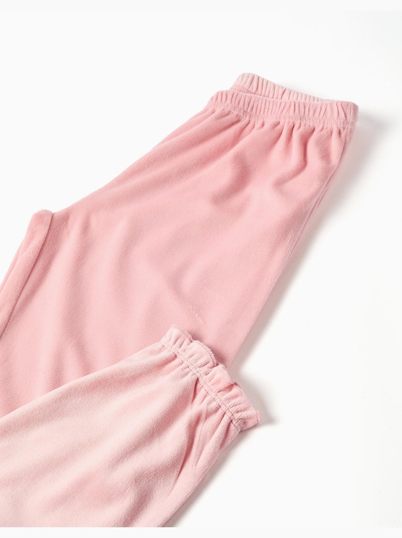 Pijama de terciopelo con estampado de stitch Beige claro - Kiabi