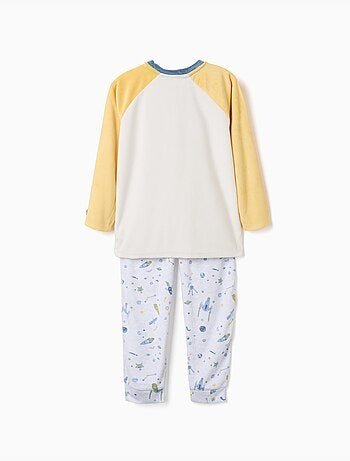 Pijama de terciopelo con motivo espacial
