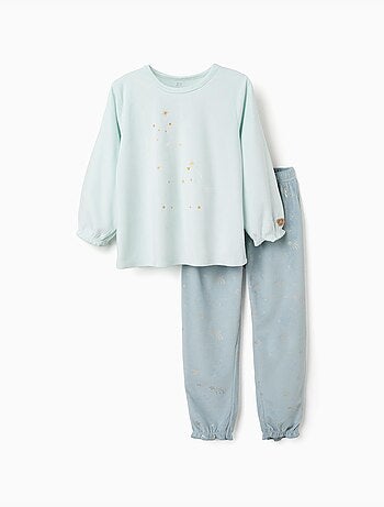 Pijama de terciopelo con unicornio que brilla en la oscuridad