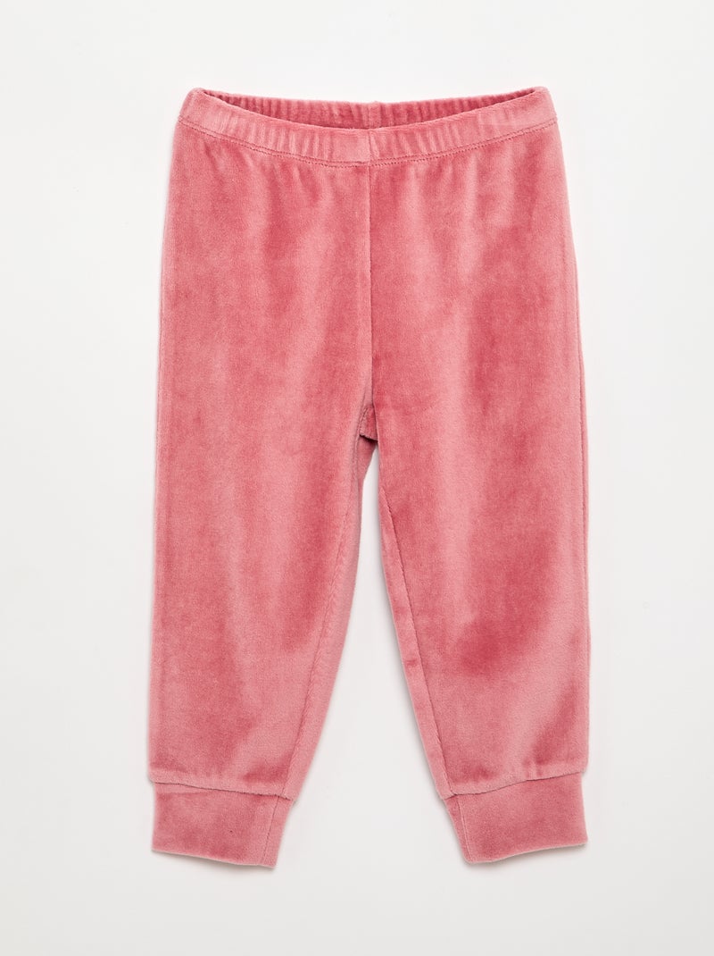 Pijama de terciopelo de 2 piezas 'Winnie' Marron - Kiabi
