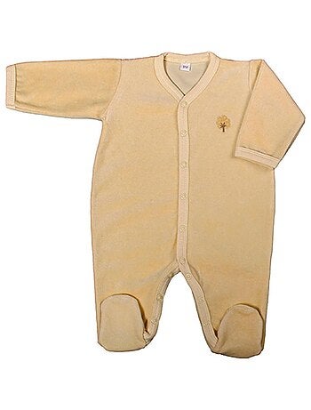Pijama de terciopelo de algodón orgánico