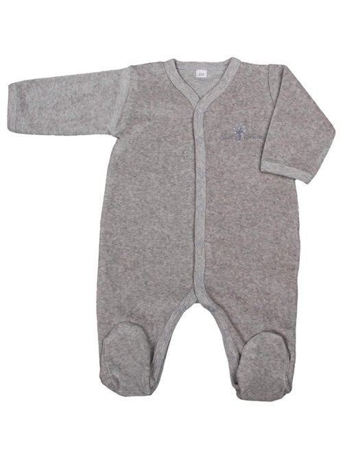 Pijama de terciopelo de algodón orgánico - Kiabi Pijama de terciopelo de algodón orgánico - Kiabi