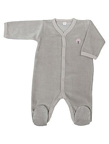 Pijama de terciopelo de algodón orgánico